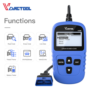 Vdiagtool-escáner OBD2 para coche, lector de código OBD 2, herramienta de escaneo, comprobación de la falla del motor, PK CR3001 319 ELM327 AD310 - Product Image 1