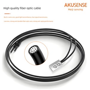 Akusense siêu mỏng vi khuếch tán phản xạ chùm hướng dẫn cảm biến sợi quang đầu dò công tắc quang điện FU-57TZ loạt 0.1 cố định - Product Image 5