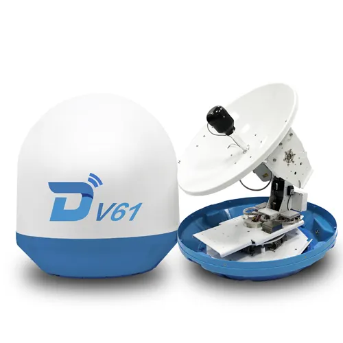 Ditel V61 0,6 m Satelliten schüssel Antennen schiff Hochgeschwindigkeits-Internet-Satelliten antenne WLAN-Yacht Internet verbindung auf See