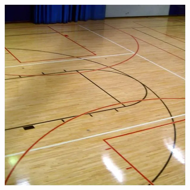 Alfombrilla de pvc para gimnasio, diseño de Arce, para interiores, deportes, suelo de baloncesto