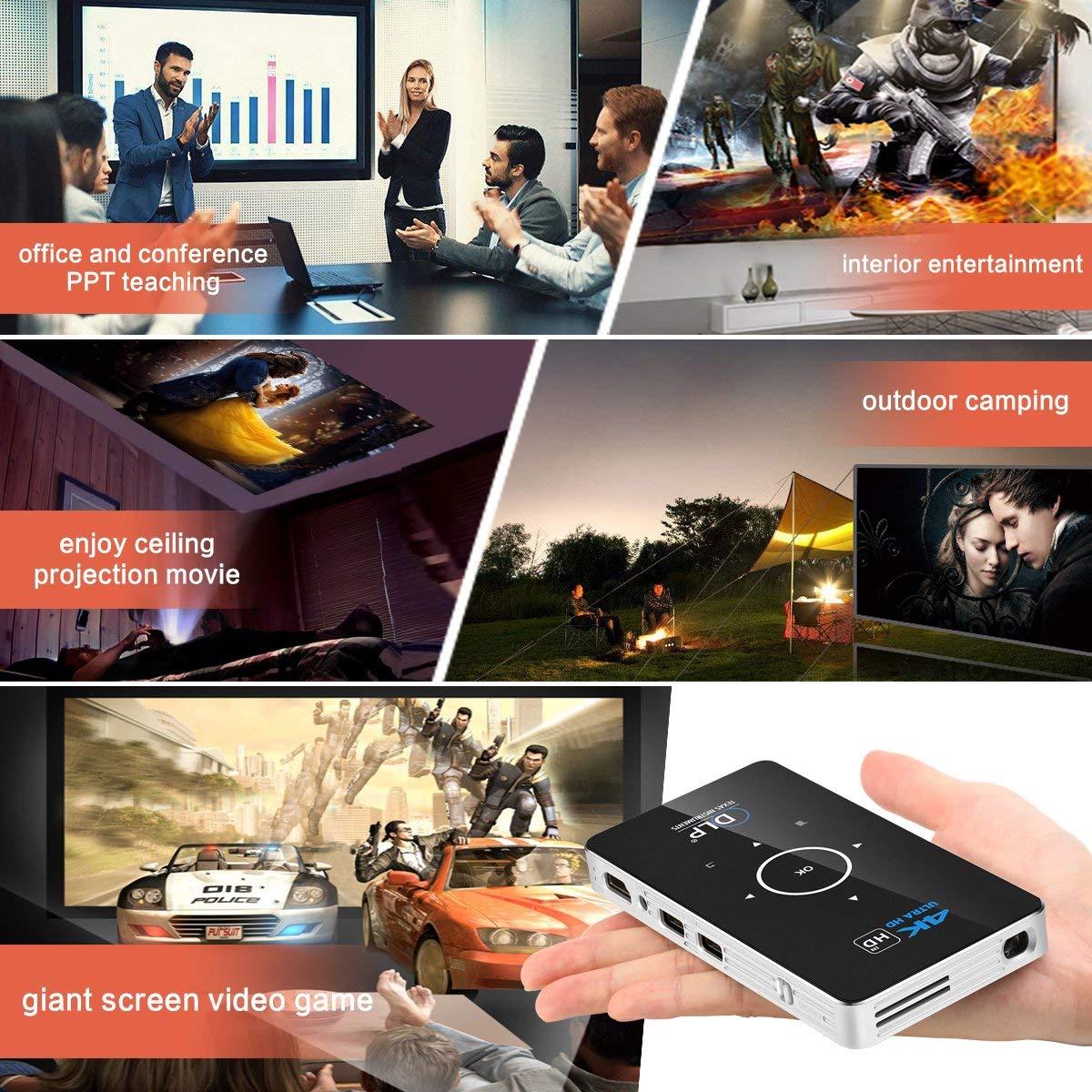 WIFI Android  mini portable smart pocket video DLP home projector