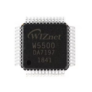 IC chip W5500 Integrated Circuits Interface <strong>Controllers</strong> Optical coupling Ethernet LQFP-48 <strong>TCP</strong>/<strong>IP</strong> Ethernet module W5500 - Product Image 1