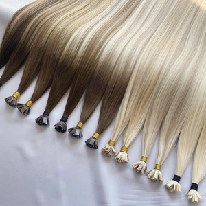 直接工場卸売バージンキューティクルヨーロピアンダブル描画ヘアKチップヘアエクステンション