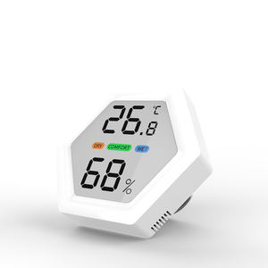 Termómetro Digital para interiores y exteriores, higrómetro de temperatura con pantalla LCD de ABS, Sensor de humedad - Product Image 5