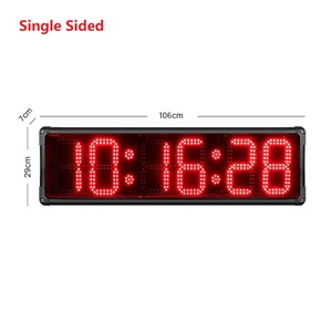 Wasserdichtes einseitiges 8-Zoll-Display für den Außenbereich National Marathon Running Race Timing Clock LED Digital Countdown Stoppuhr Timer - Product Image 2