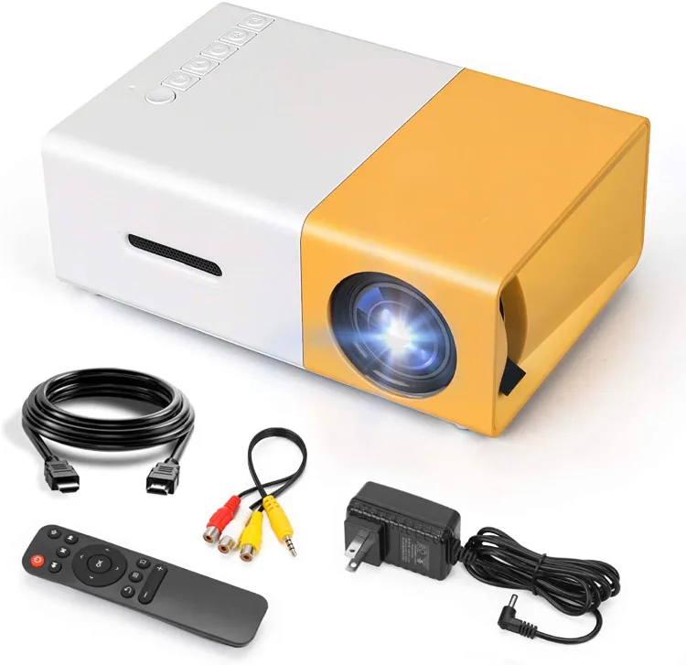 Mini portatile Lcd Smart Home proiettori Full Hd Ak300 320*240p Video Beamer Home Cinema 600 Lumen