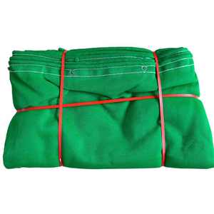High Quality HDPE+UV Stabilized Green <strong>Round</strong> Wire Shade <strong>Net</strong> for Scaffold Construction Custom Cutting Processed - Product Image 2
