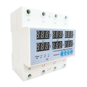 Üç pahse 63a dijital ayarlanabilir-voltaj koruyucusu üzerinde ve altında voltaj koruyucusu cihaz - Product Image 3
