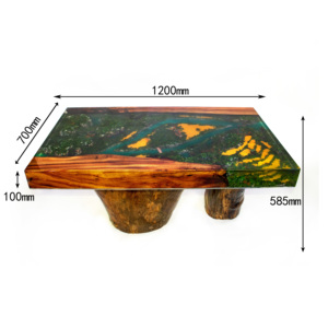 Handmade Nhựa Thủ Công Mỹ Nghệ Cho Đồ Nội Thất Nhà Nhựa Bryophytes Nhà Máy Bảng Epoxy Nhựa Bàn Ăn Hoa Sông Bàn Ăn - Product Image 6