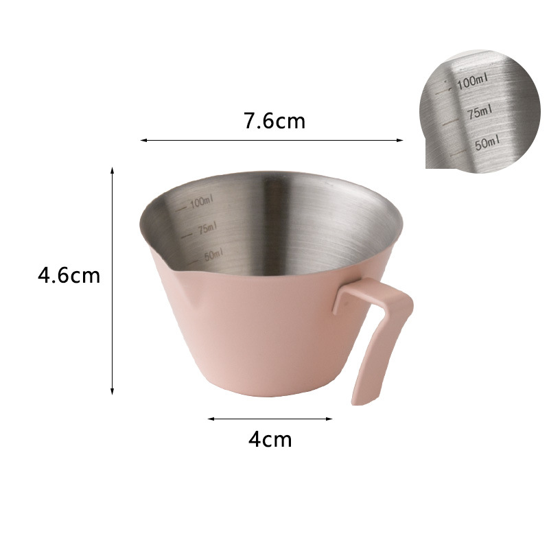 Taza de extracción de café 7 asas rosa-100ml