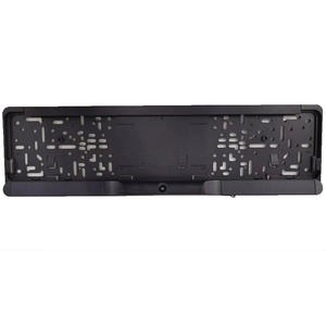 Solar Energy EU License Plate <strong>Wireless</strong> Backup <strong>Reversing</strong> Camera with Parking Lines, 4.3&quot; Monitor Stand Alone and Suction Holder - Product Image 1