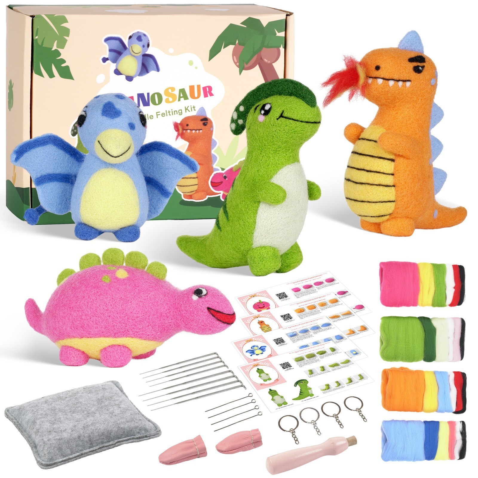 Kit di infeltrimento per principianti dinosauro * 4