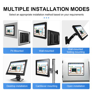 Monitor touch screen capacitivo incorporato installare monitor portatile lcd industriale Monitor tattile a prova di acqua senza ventole - Product Image 6