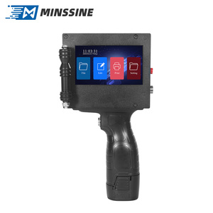 Handheld 50.8mm <strong>Manual</strong> Marking <strong>Machine</strong> Multi Language Inkjet <strong>Coding</strong> <strong>Machine</strong> Expiry Date Printer - Product Image 1