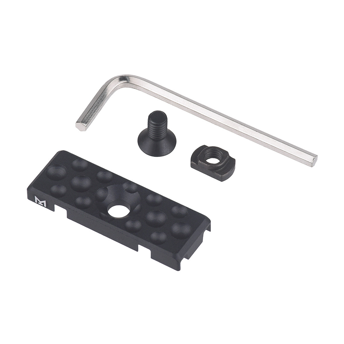 Black honeycomb textured wire connector