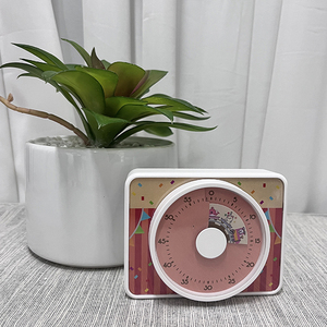 Macchina fotografica a forma di 60 minuti Timer meccanico unico conto alla rovescia visivo per la cucina studio e ufficio - Product Image 2