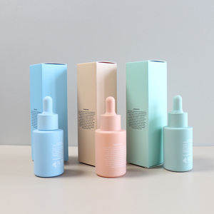 New Type Good <strong>10ml</strong> 30ml 50ml 60ml 100ml Glass Dropper Bottle with Custom <strong>White</strong> Cardboard Gift <strong>Boxes</strong> for Skin Care Packaging - Product Image 5