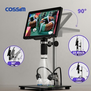 औद्योगिक 10.1 "ips 24MP पूर्ण 1080p HD mi usb लैब स्क्रीन फोन पिक्सेल के साथ डिजिटल वीडियो माइक्रोस्कोप को मापने वाली - Product Image 3