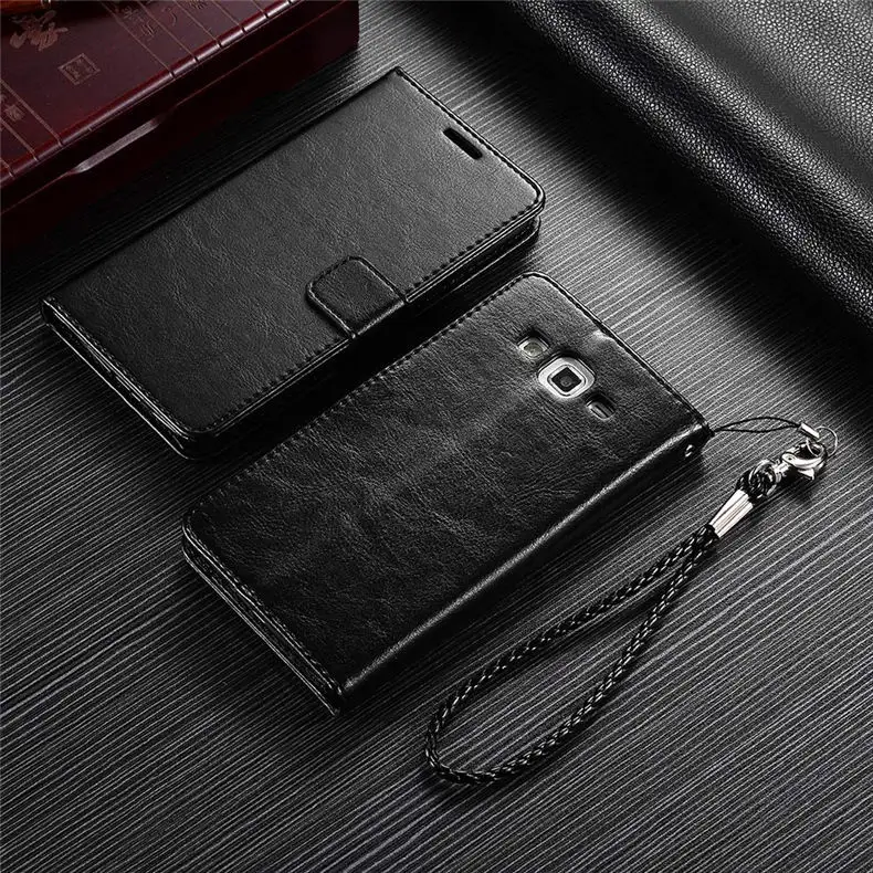 flip leather case cover for samsung galaxy grand 2,for samsung galaxy trend plus wallet leather case