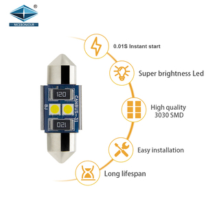 Fabrika doğrudan 3030 2SMD Canbus Festoon ampuller ışıkları Led C5W 12V Led okuma ışığı - Product Image 6