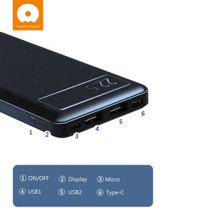 WUW Slim <strong>Design</strong> PD 22.5W Usb c Input and <strong>Output</strong> Fast Charging Power Bank 10000 Mah - Product Image 3