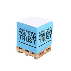 De nota adhesiva cubo con la plataforma de madera 3x3 pulgadas pegajoso notas cubo - Product Image 1