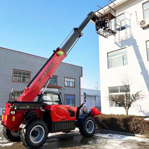 Doppio carrello elevatore telescopico caricatore per contenitore fascio di pietra lastre di vetro carico e scarico handler da 14m di sollevamento - Product Image 5