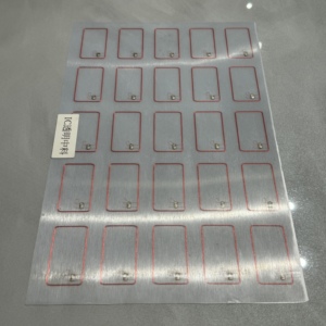 工厂定制聚氯乙烯NFC嵌板F08芯片嵌板迷你智能卡支付标签125千赫射频识别嵌板名片 - Product Image 6