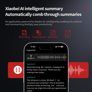 Sản phẩm mới ai chatgpt ai ghi âm kỹ thuật số cuộc họp kim loại ghi âm thông minh từ Dictaphone thiết bị cuộc họp kinh doanh phổ quát - Product Image 4
