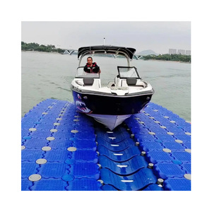 Nổi máy bay phản lực trượt tuyết Lift phao thuyền Dock Cubes Modular nền tảng biển HDPE câu cá du thuyền tàu nuôi trồng thủy sản lồng lối đi - Product Image 2