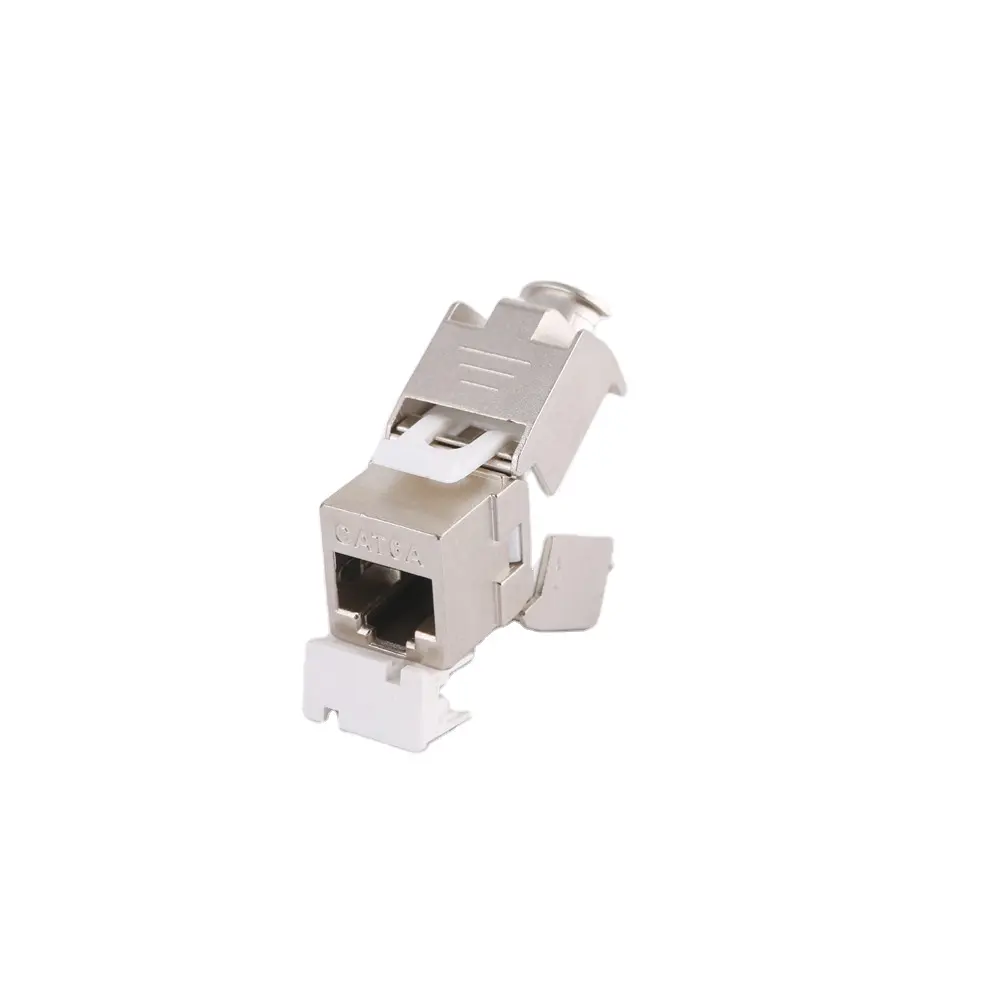 Keystone jaqueta rj45 cat6 utp rj45, 180 graus, conector, acoplador rj45