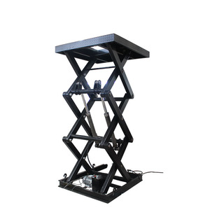 Plataforma elevadora eléctrica UNW, capacidad de carga máxima de 8 toneladas, mesas elevadoras de tijera, miniplataforma elevadora plegable fija - Product Image 4