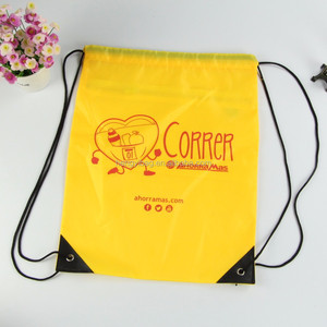 Mochila con cordón de poliéster al por mayor, bolsa deportiva barata, bolsa con cordón promocional con logotipo personalizado - Product Image 4