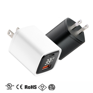 CYKE ที่ชาร์จโทรศัพท์มือถือรุ่น Mini Qc 3.0 33W,พร้อมจอแสดงผล Led Usb Type C Pd 3.0ชาร์จเร็ว K02 - Product Image 1