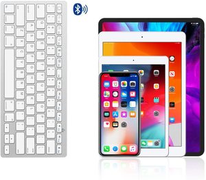 Teclado ultrafino para tableta Bluetoth, combo de ratón para MAC, IOS, WINDOWS - Product Image 4