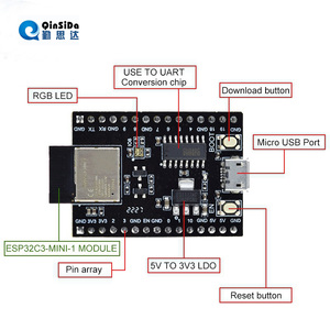 <strong>ESP32</strong>-C3 development board core board equipped with <strong>ESP32</strong>-C3-MINI-1 <strong>module</strong> <strong>WiFi</strong> Bluetooth 5.0 <strong>module</strong> <strong>ESP32</strong>-C3 - Product Image 3