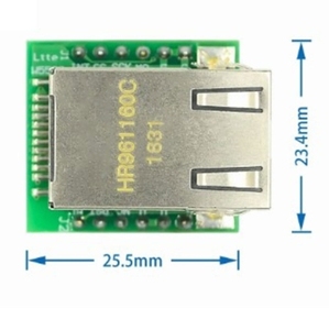 W5500 USR-ES1 Ethernet ağ modülü için STM32/Arduino geliştirme kurulu