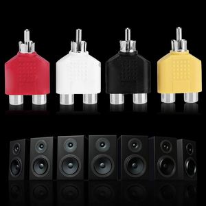 <strong>RCA</strong> Audio Adapter <strong>RCA</strong> Y <strong>Splitter</strong> AV Audio Video Plug Converters <strong>1</strong> Male to <strong>2</strong> Female Digital Cables Adapters Jack Plug - Product Image 3