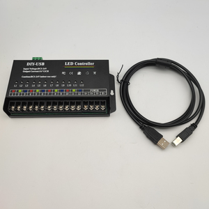 USB12 дорожный взрыв яркий онлайн Программирование 5 В 12 В 24 В монохромный модуль открытый ходовой фонарь Красочный последовательный контроллер - Product Image 5