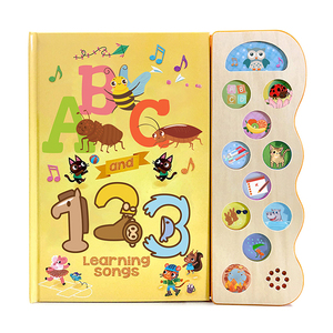 子供のための100語の初期教育玩具インタラクティブABC123サウンドブック学習ゲーム - Product Image 1
