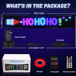 Programmierbares LED-Skrollschild mit Fernbedienung 12 V flexibler Werbe-LED-Bildschirm Digitaler Anzeigenbildschirm Led-Modul