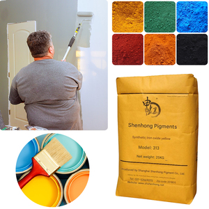 ผงสีเหล็กออกไซด์สำหรับเรซินอีพ็อกซี่ Fe2O3 Fe3O4แดงเหลืองดำเขียวน้ำตาลน้ำเงินส้ม - Product Image 1