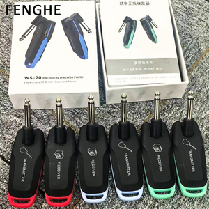 Precio de fábrica, juego de receptor de transmisor de guitarra de Audio Digital profesional, piezas de instrumentos de cuerda UHF, accesorios