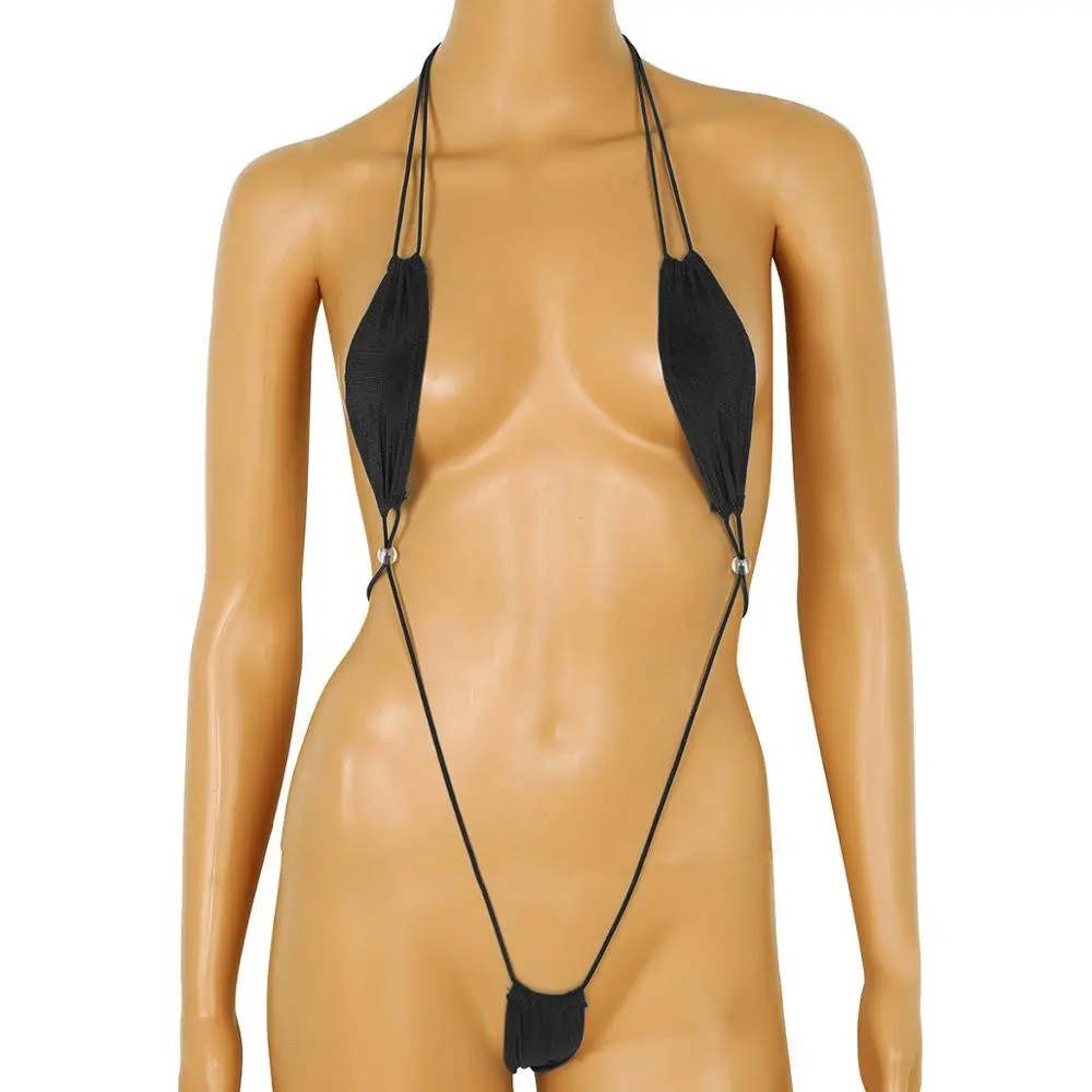 Mujeres traje de baño una pieza traje de baño Sexy Monokini mujer Bikini 2020 ajustable con claro de correas
