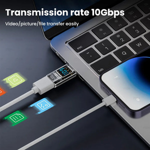 อะแดปเตอร์แสดงผลดิจิตอล3.2 USB โลโก้ OEM ตัวแปลง USB ตัวผู้เป็น USB ตัวเมีย10กิกะบิตชาร์จข้อมูลได้อย่างรวดเร็วสำหรับแล็ปท็อปพีซี - Product Image 5