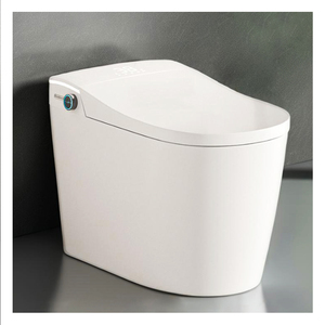 スマートトイレボウル電動バスルームコンモード日本製ワンピース自動センサーフラッシュリモコンシート暖房付き - Product Image 1
