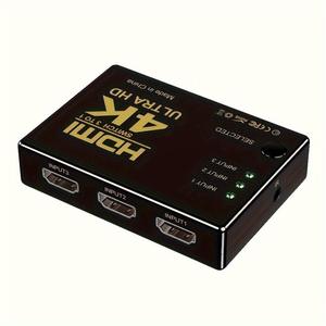 Conmutador 4K HDMI 3x1 Divisores y convertidores de VIDEO 4K * 2K con control remoto IR Interruptor de 3 entradas y 1 salida