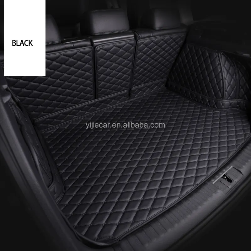 Innen zubehör PVC 5D 9D Leder Fuß polster wasserdicht Full Coverage Car Boot Liner Teppich Kofferraum matte für SUV