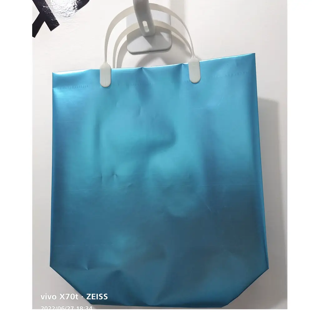 ブティック用ショッピングバッグ、中小企業用ビニール袋、厚手のつや消しプラスチックギフトバッグ小売服ショッピングバッグ
