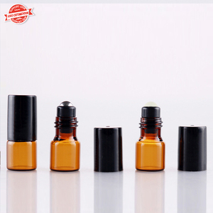 Amber 1ml 2ml 3ml <strong>5ml</strong> 10ml Roll on Bottles Leak-proof Cap <strong>Perfume</strong> Bottles Stainless Steel 10ml Roller Bottles - Product Image 4